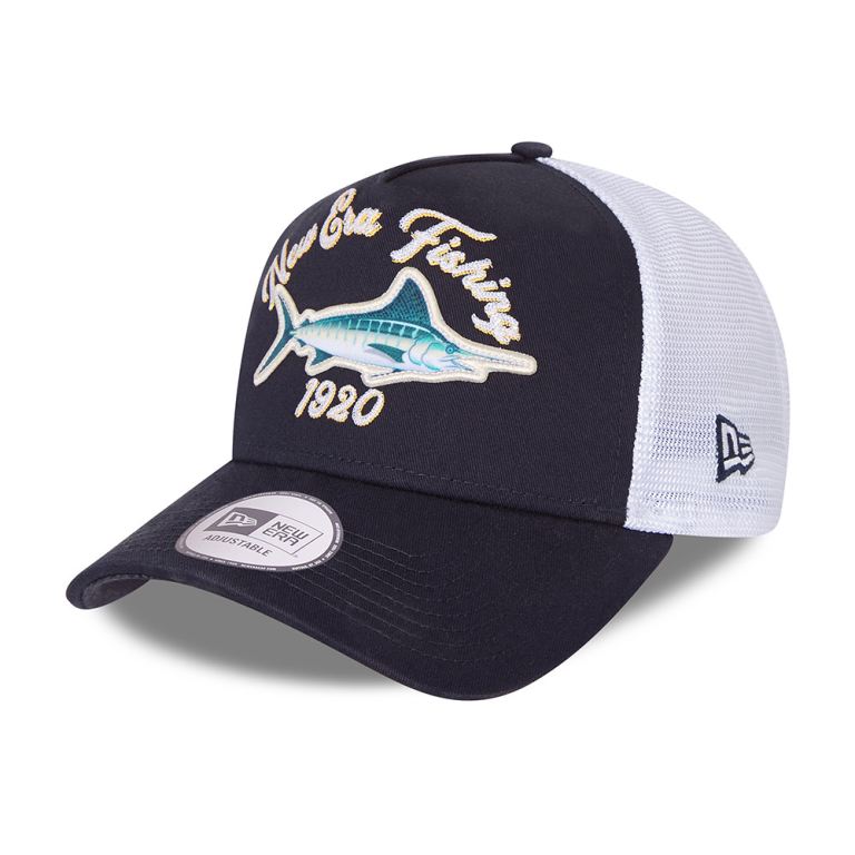 Gorras New Era Truckers Azules - New Era Fishing 52983WUSQ